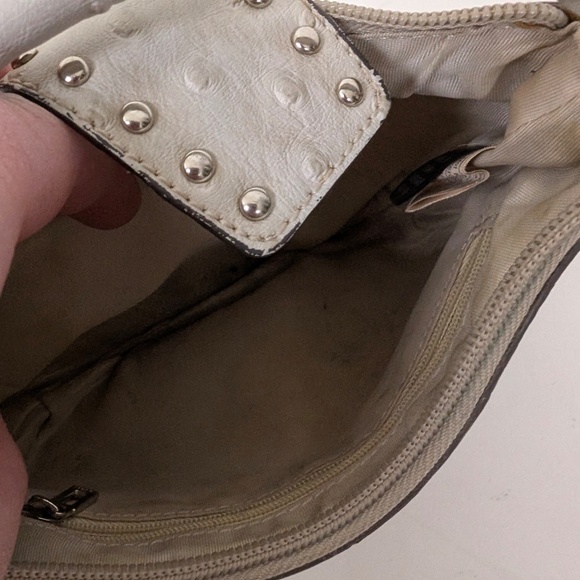 Y2K Guess Bag Shoulder Bag Purse Logo Studs Leather 2000s Mini - Picture 2 of 6